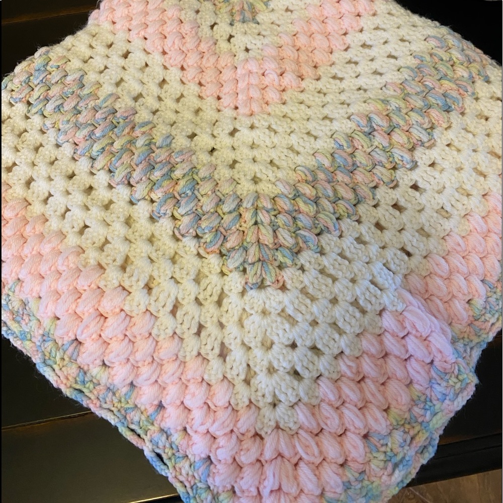 Hand Crocheted Baby Afghan